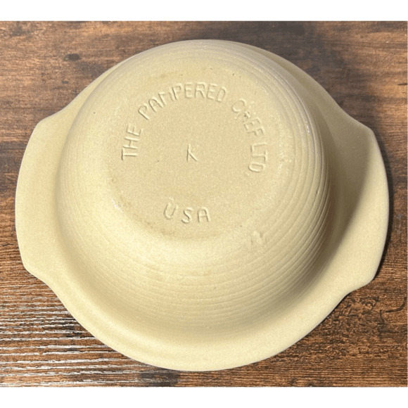 Pampered Chef Stoneware Mini Baking Bowl- Good Condition, 9 x 4 in, #1475 USA - Picture 7 of 9
